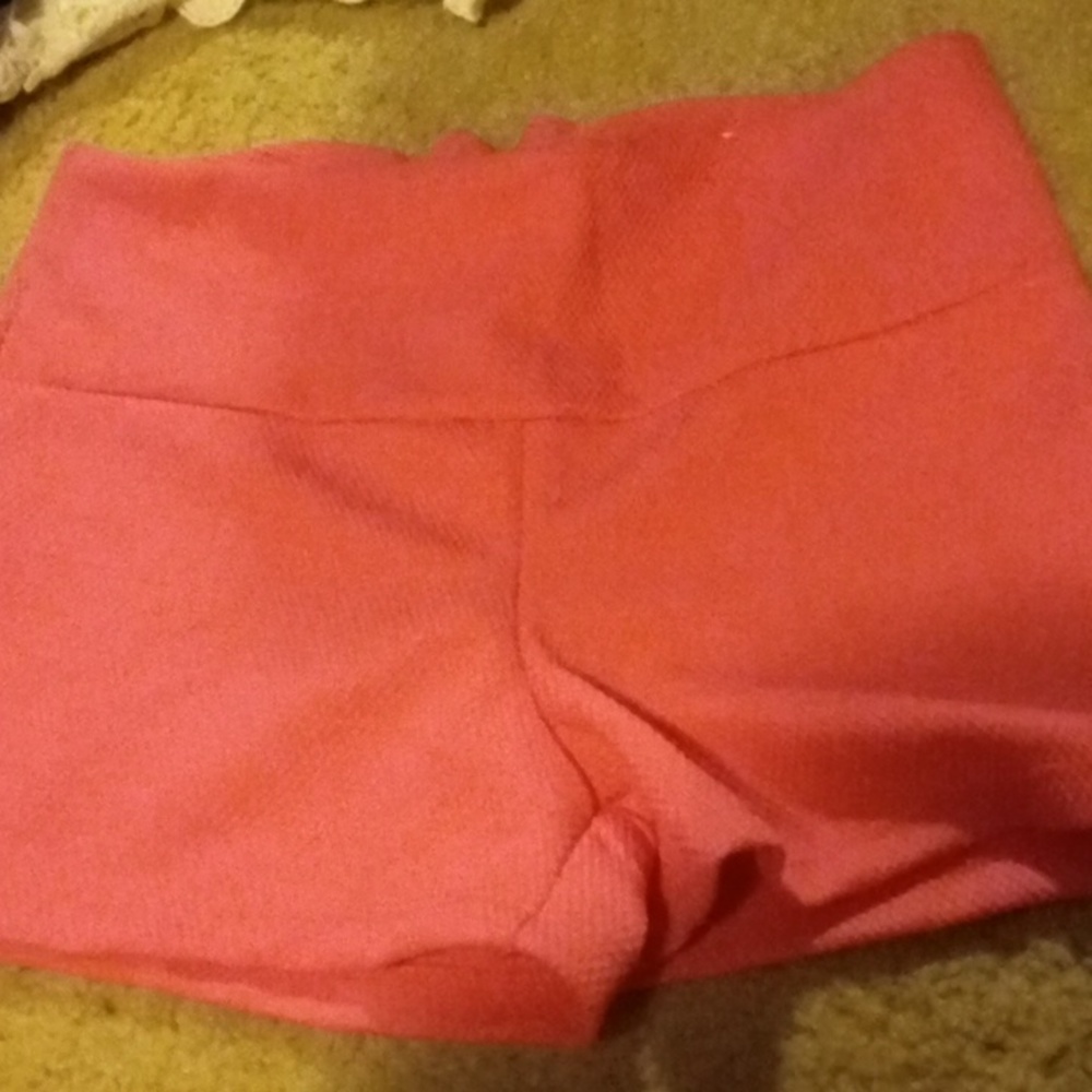 Cute pink shorts. Retro style